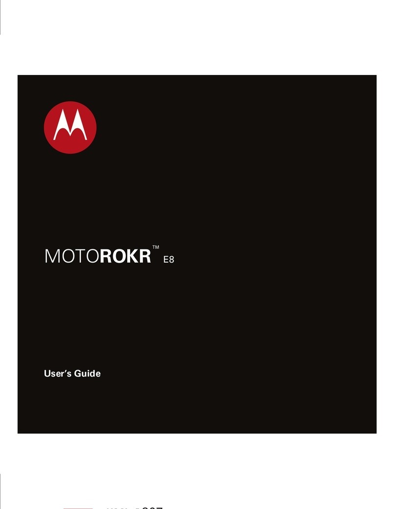 Motorola MOTOROKR E8 User manual