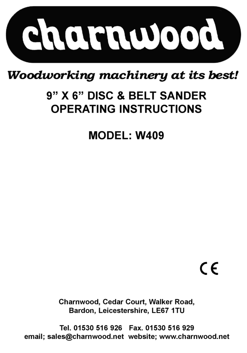 Charnwood W409 operating instructions