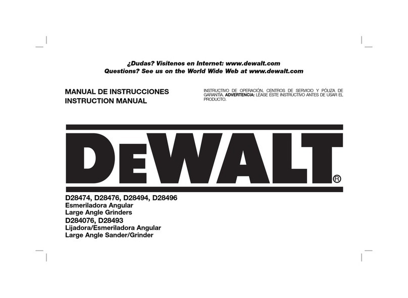 DeWalt D28474 User manual DeWalt D28474 User manual