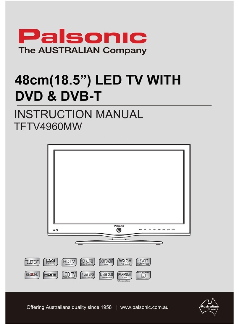 Palsonic TFTV4960MW instruction manual