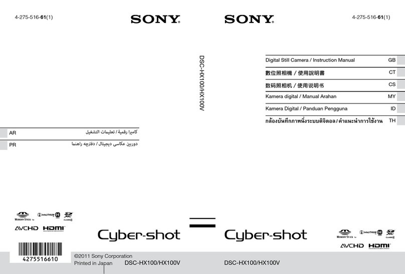 Sony CYBER-SHOT DSC-HX100 User manual