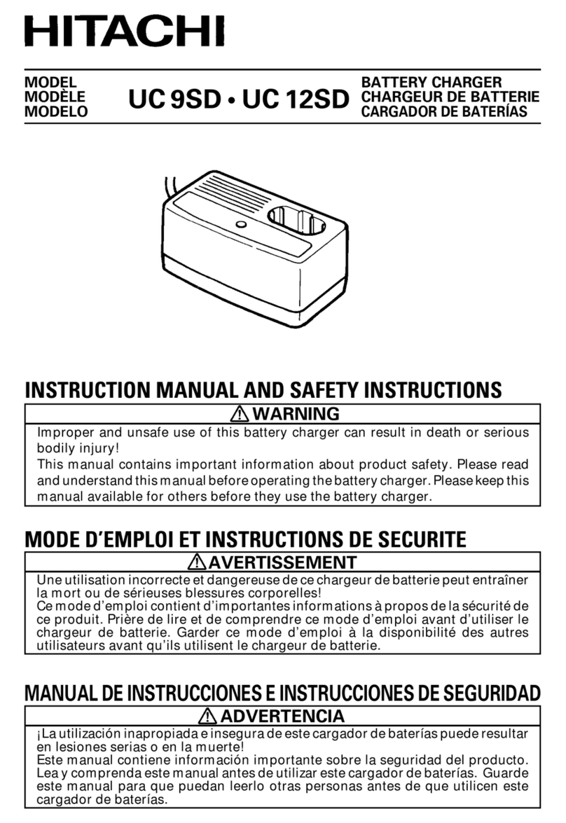Hitachi UC 12SD Operator's manual