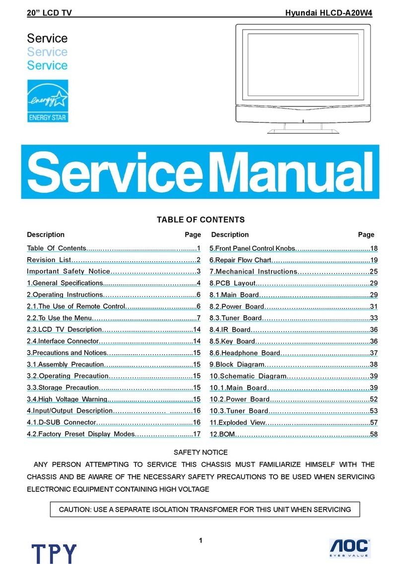 Hyundai HLCD-A20W4 User manual