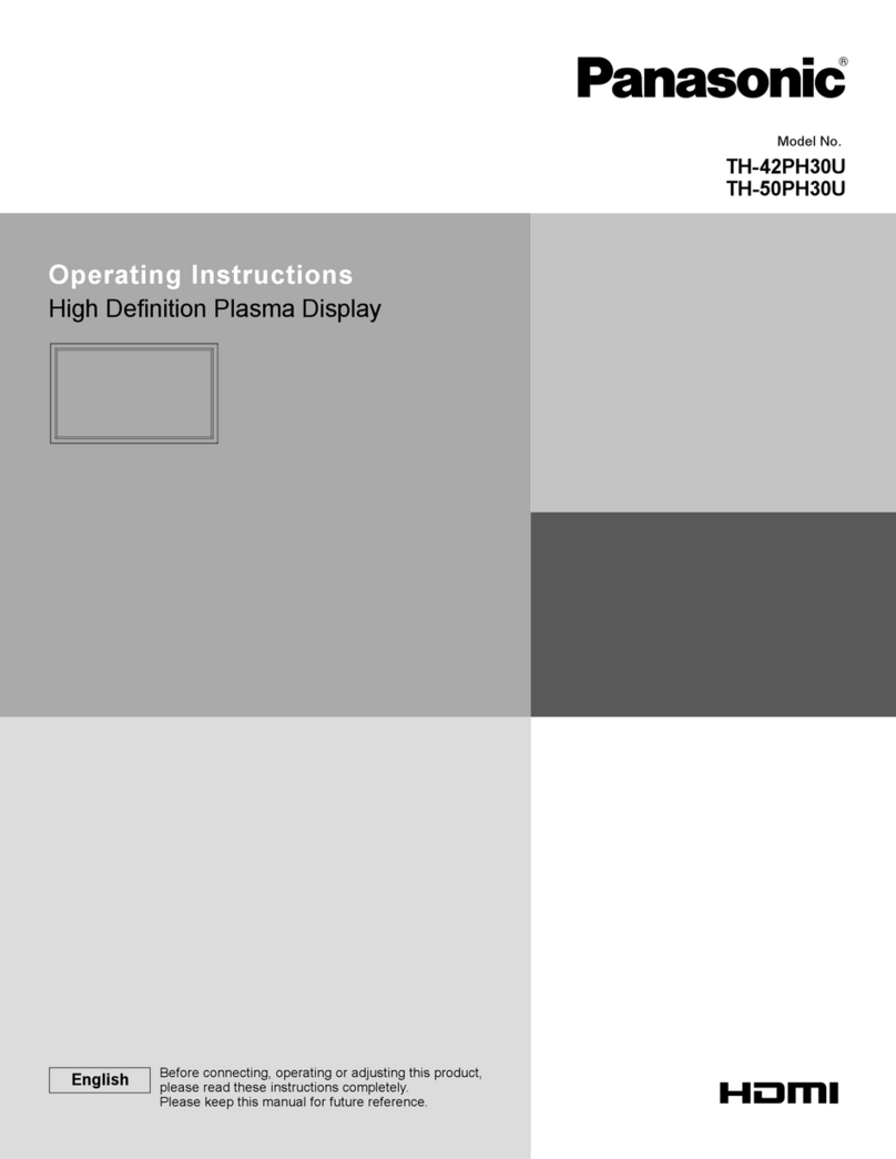 Panasonic TH-42PH30U User manual