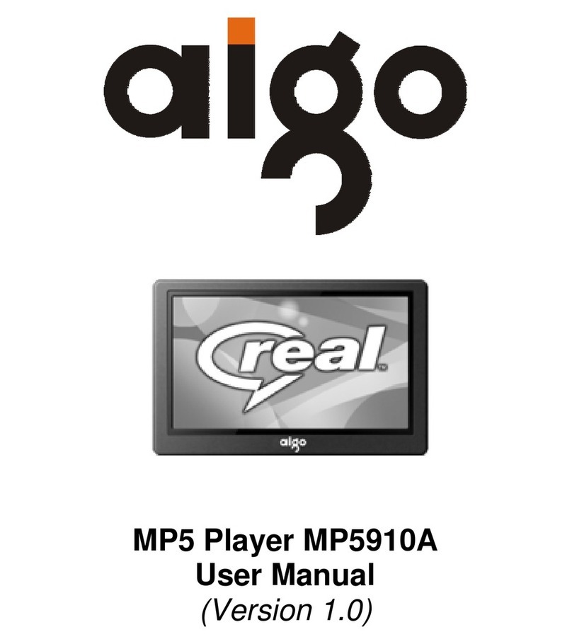 Aigo MP5910A User manual