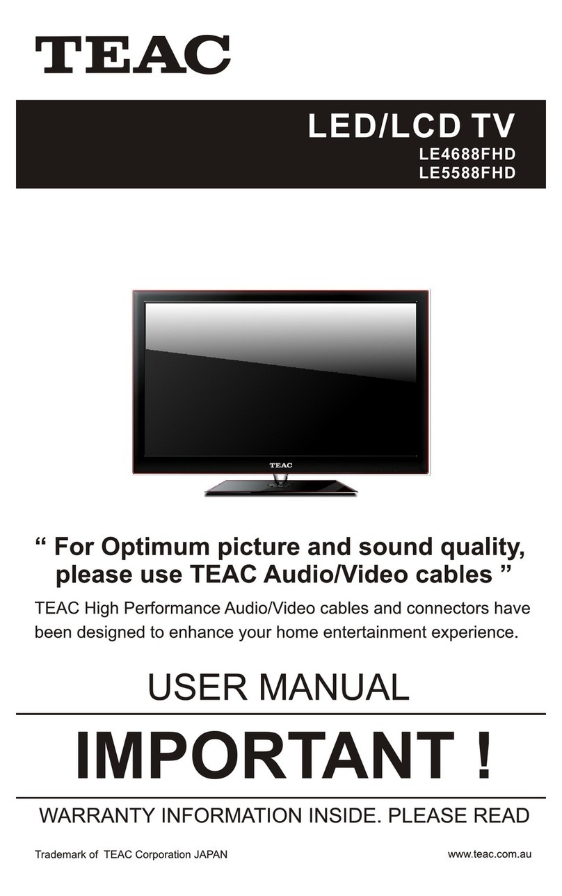 Teac LE4688FHD User manual Teac LE4688FHD User manual