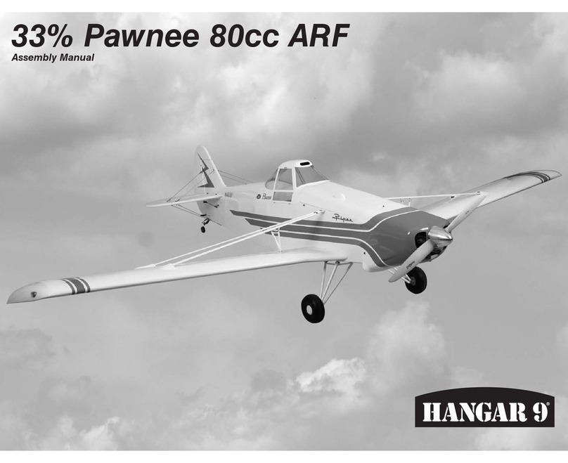 Hangar 9 33% Pawnee 80cc ARF User manual