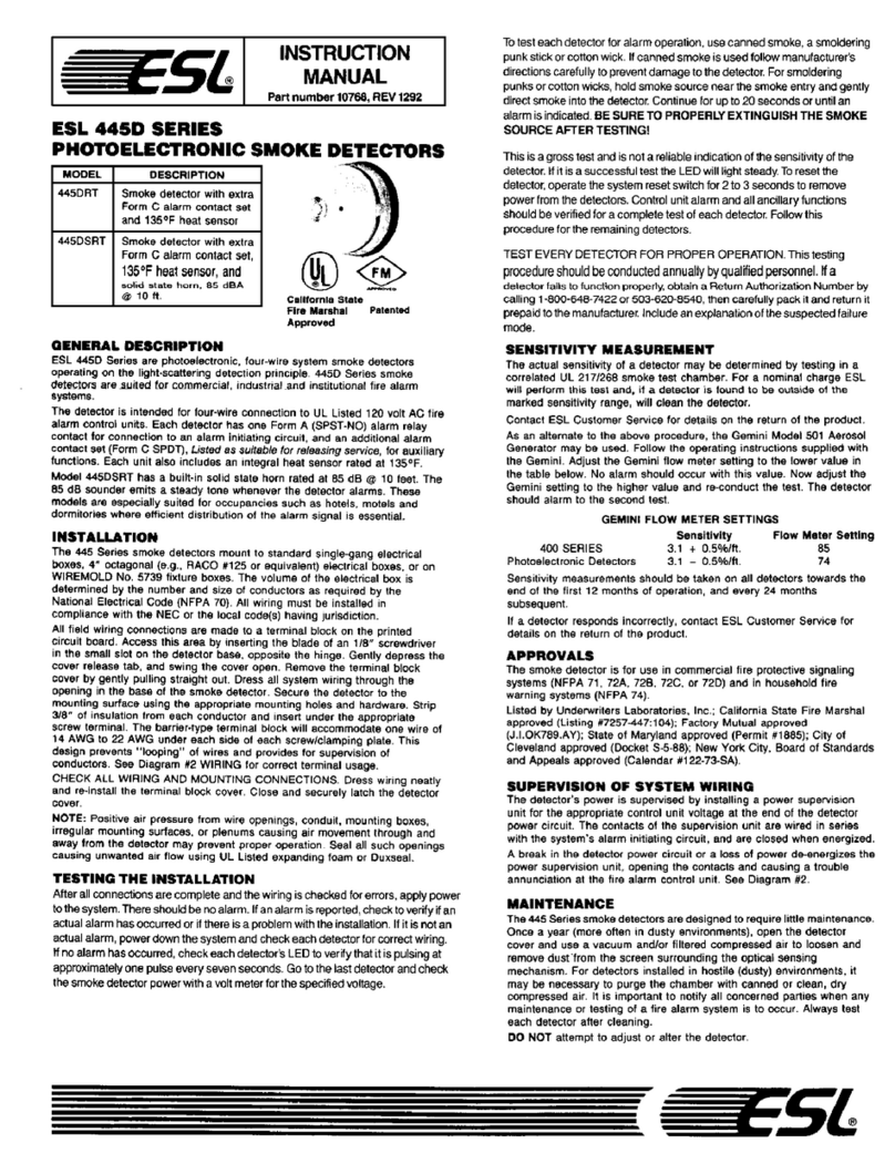 ESL 445D Series instruction manual