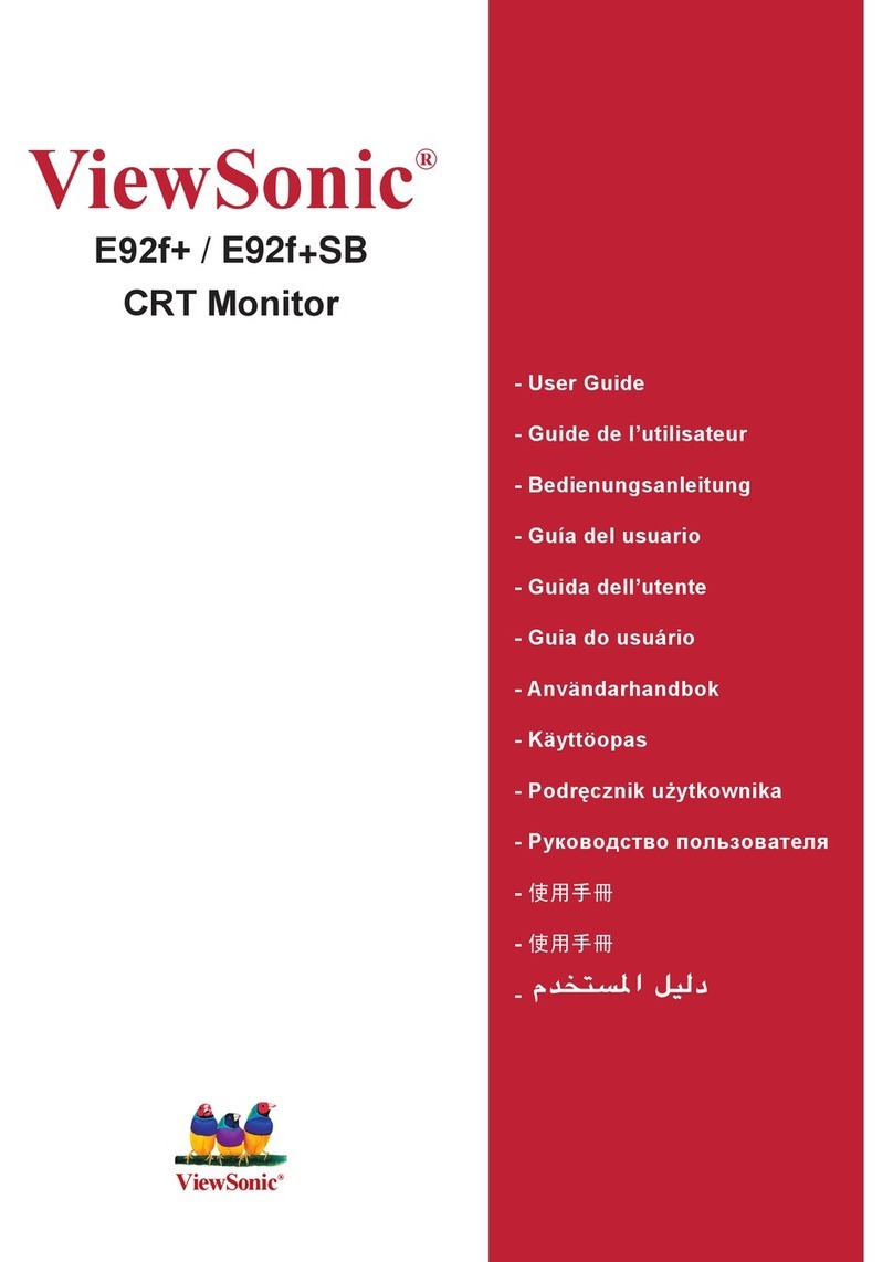 ViewSonic E92f+ User manual