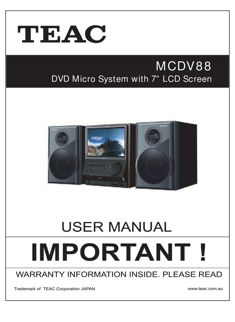 Teac MCDV88 User manual