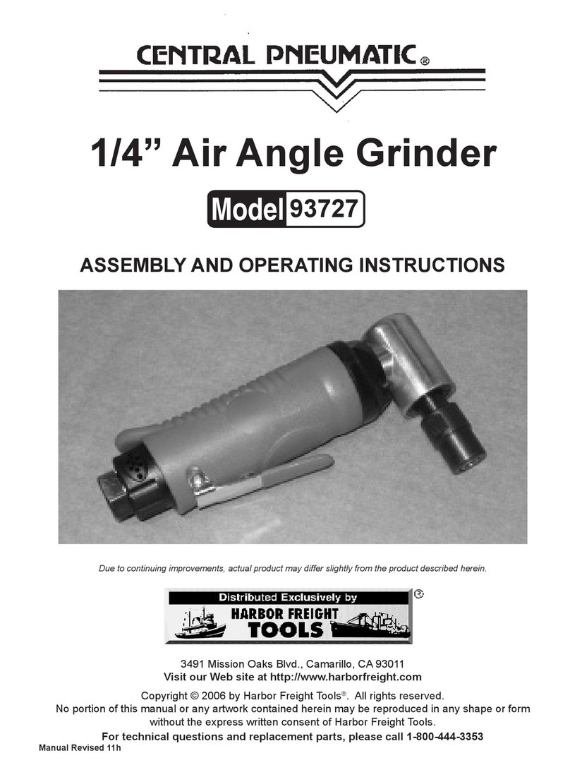Central Pneumatic 93727 Assembly and operating instructions