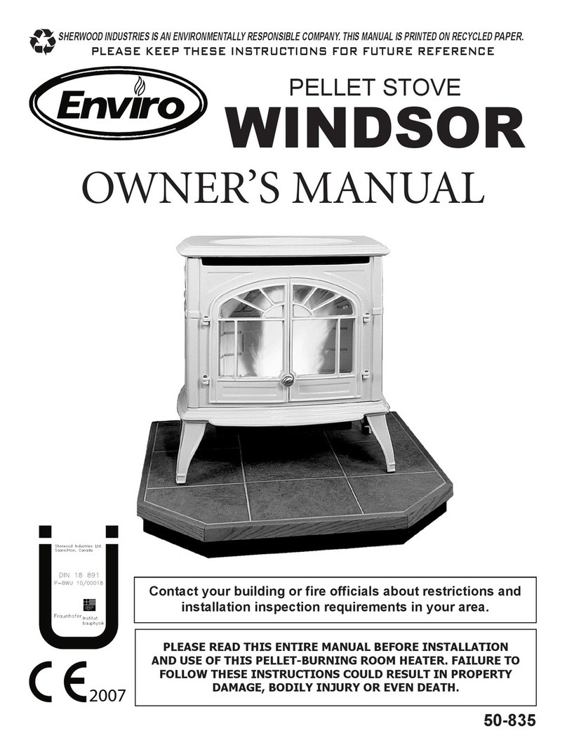 Enviro WINDSOR owner's manual