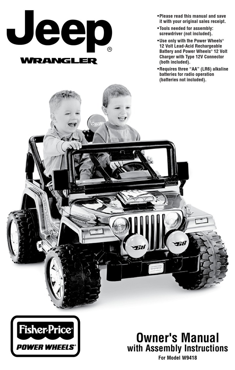 Fisher-Price W9418 owner's manual