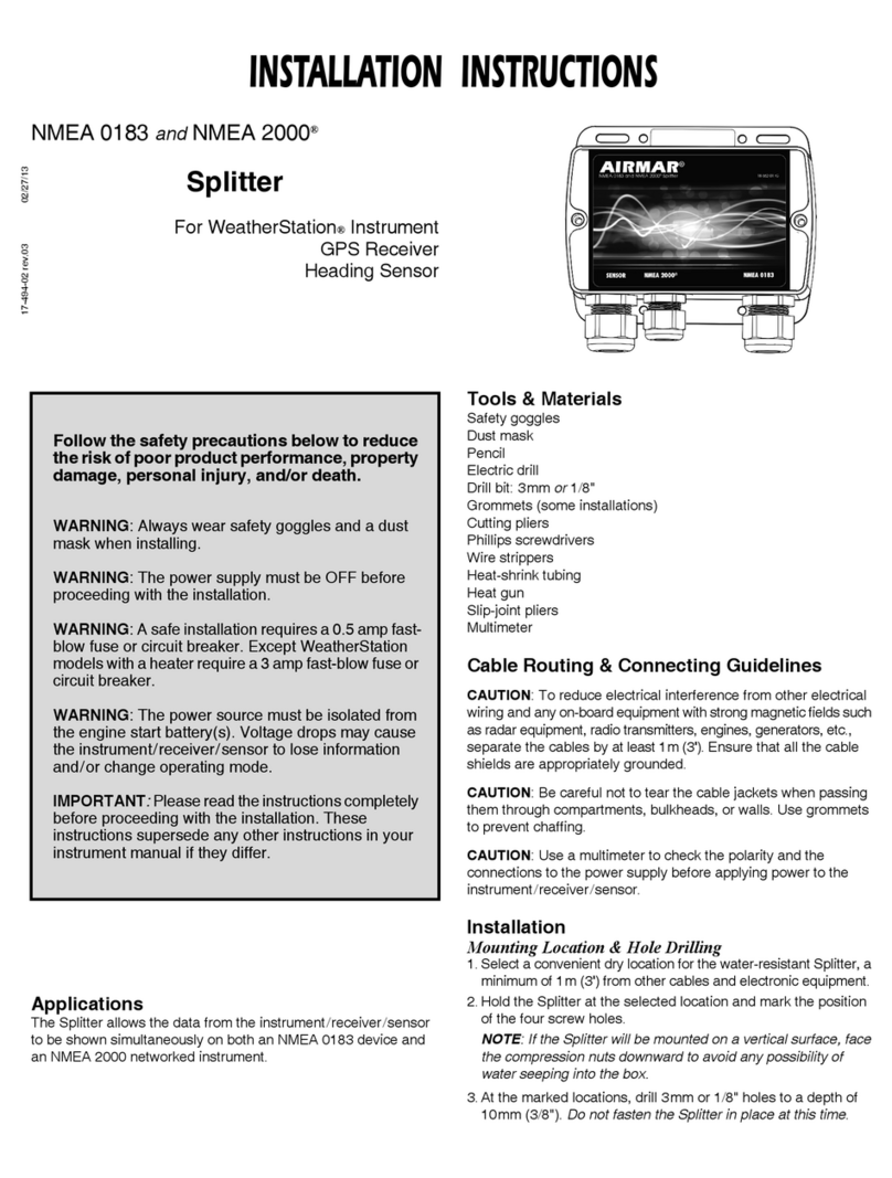 Airmar NMEA 0183 installation instructions