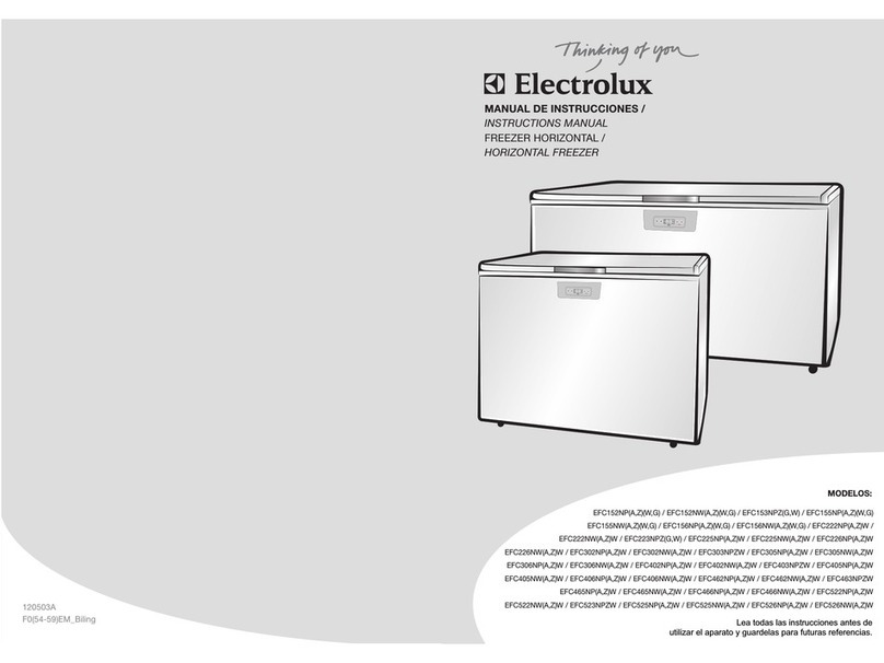 Electrolux EFC152NPAW instruction manual