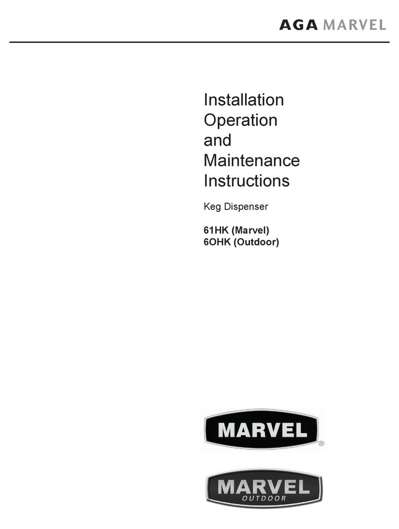 AGA marvel 61HK Installation & operation manual