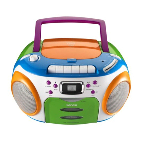LENCO SCR-98 MP3 instruction manual
