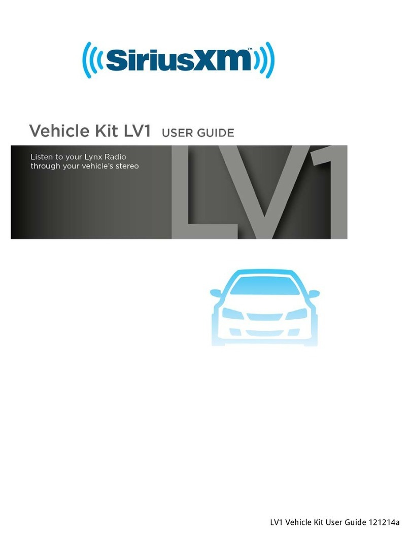 Sirius XM RAdio Lynx LV1 user guide Sirius XM RAdio Lynx LV1 user guide