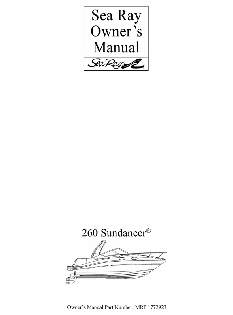 Sea Ray 260 Sundancer User manual