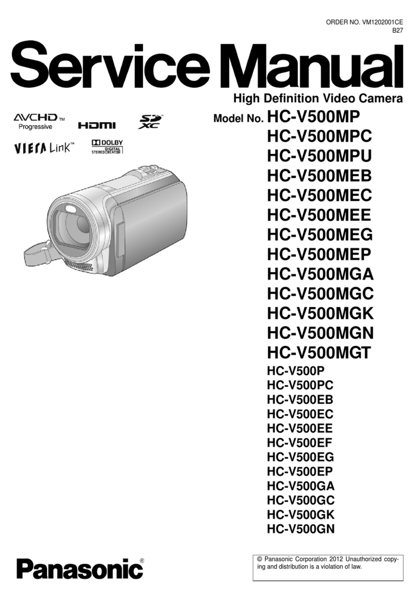 Panasonic HC-V500MP User manual