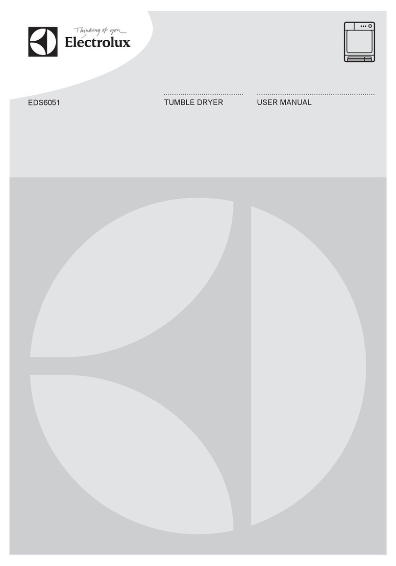 Electrolux EDS6051 User manual