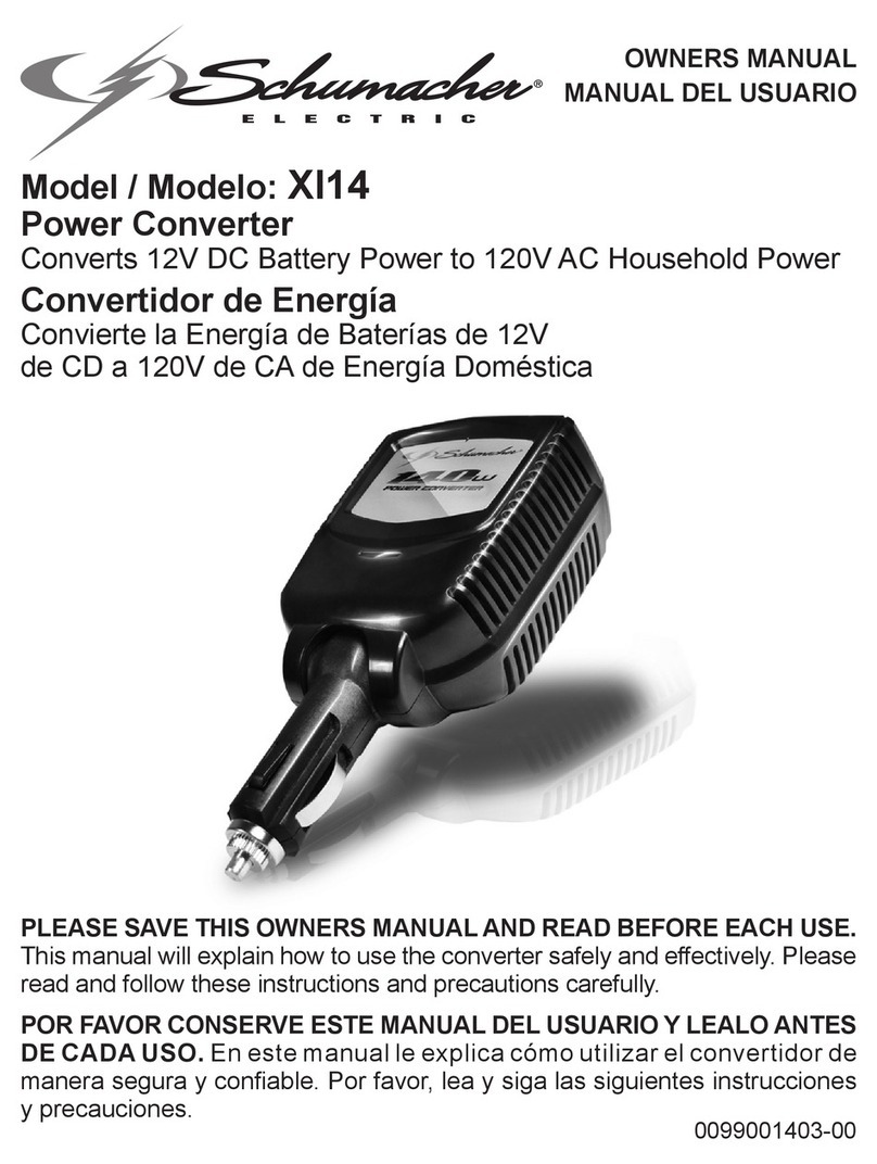 Schumacher Electric XI14 owner's manual