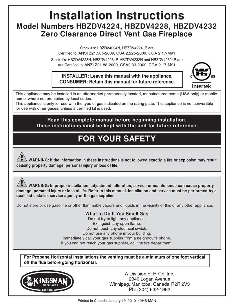 Kingsman HBZDV4224 User manual
