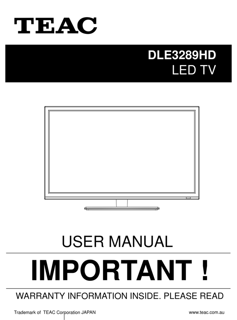 Teac DLE3289HD User manual Teac DLE3289HD User manual