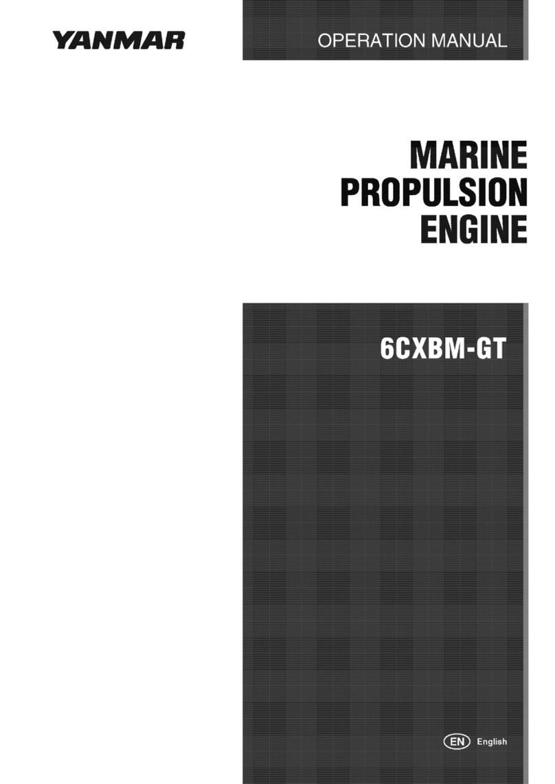 Yanmar 6CXBM-GT Operation manual