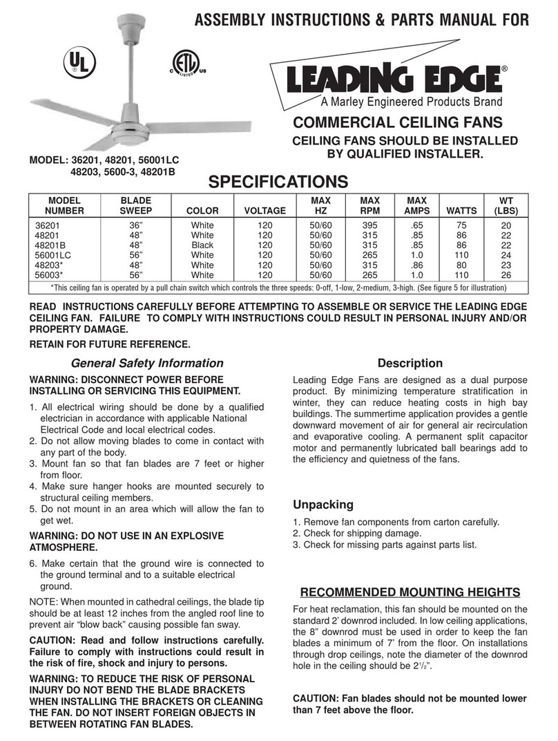 Leading Edge 36201 Assembly & parts manual Leading Edge 36201 Assembly & parts manual