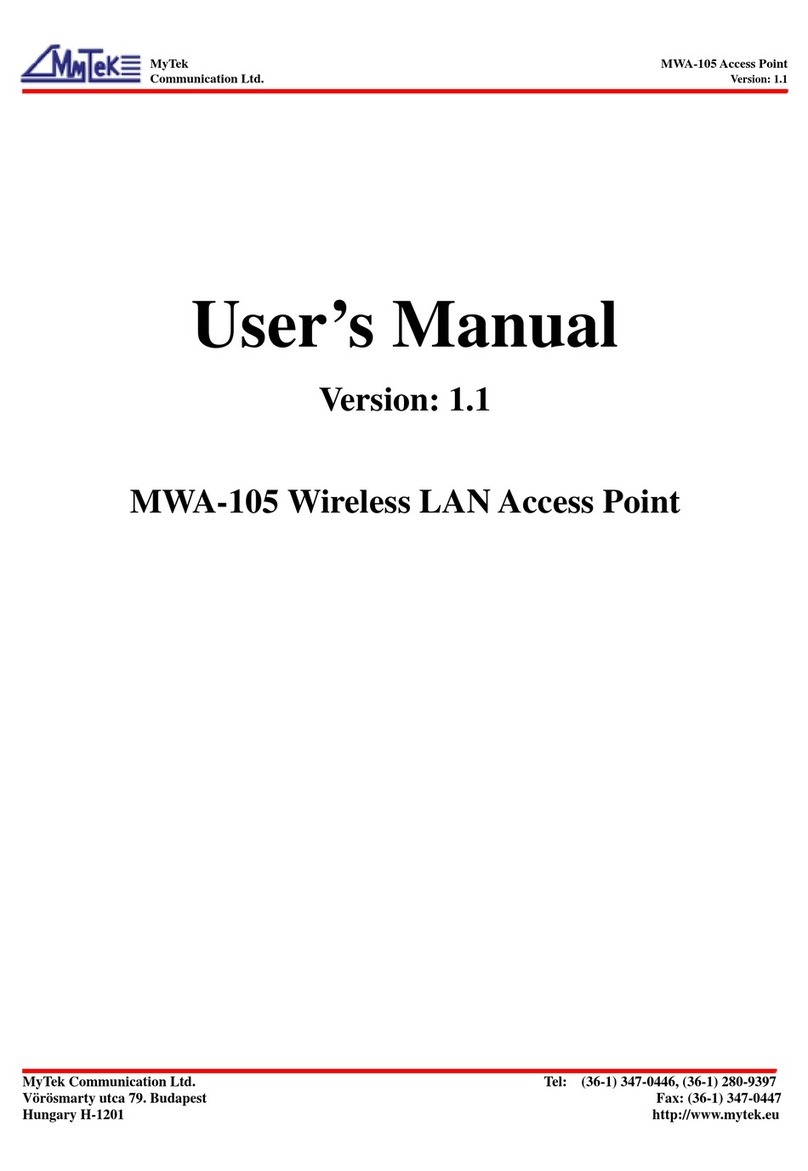 MyTek MWA-105 user manual
