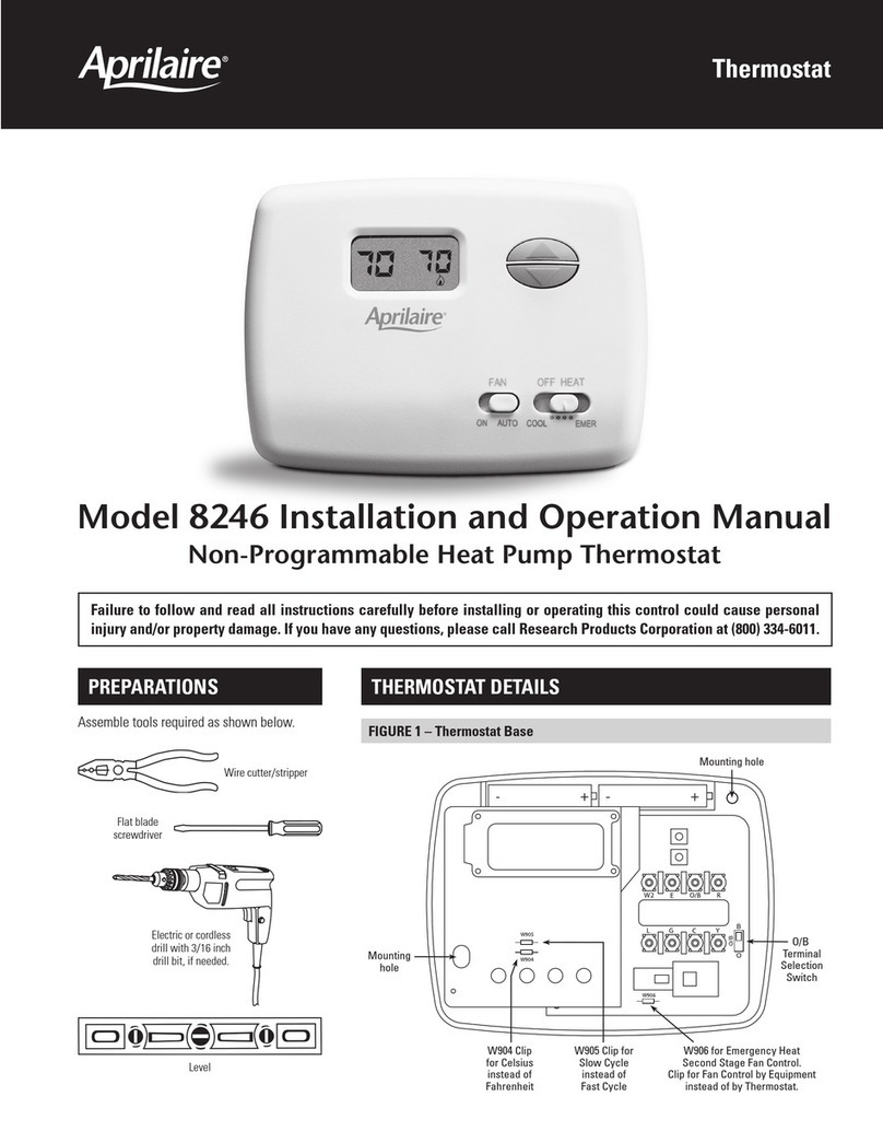 Aprilaire 8246 User manual