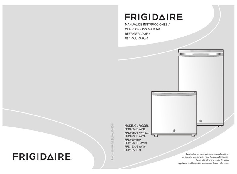 Frigidaire FRD055UBIW User manual