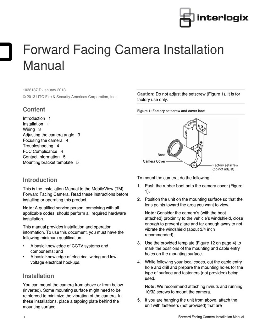 Interlogix Camera User manual