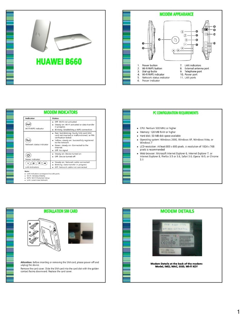 Huawei B660 quick guide