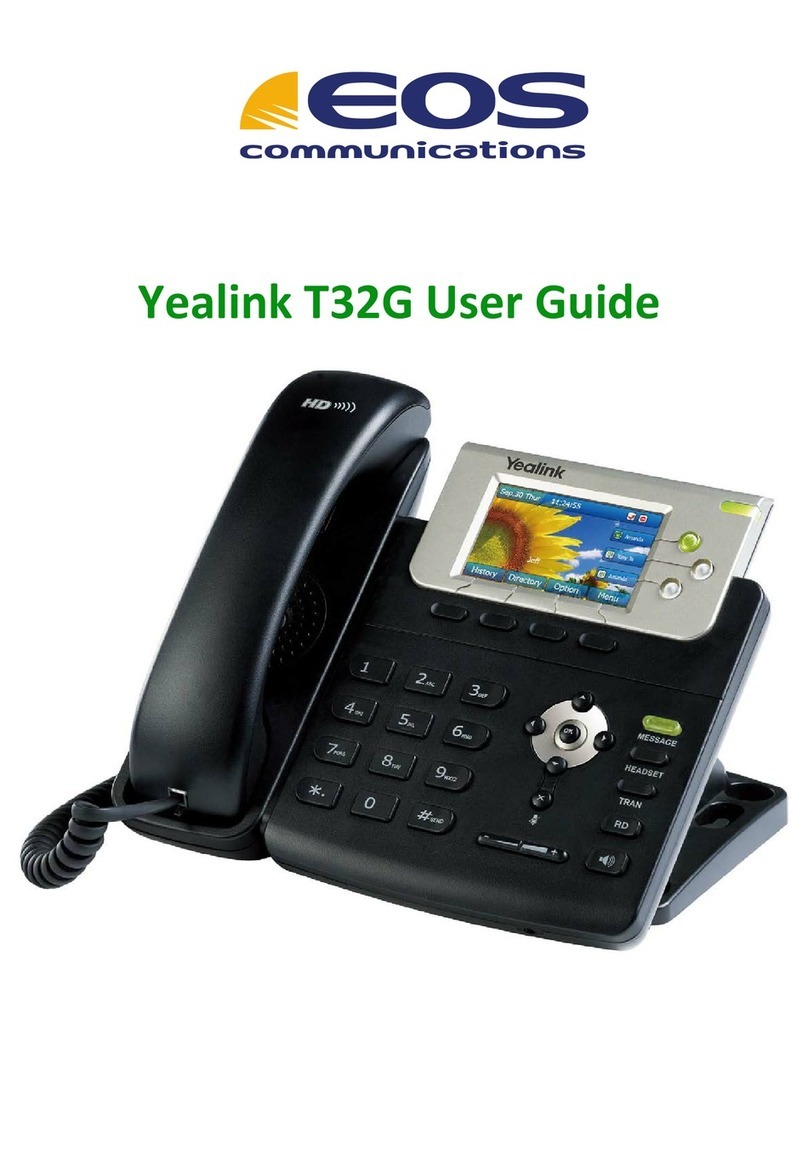 Yealink T32G User manual Yealink T32G User manual