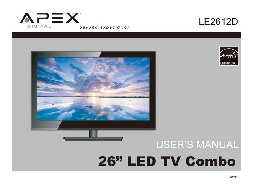 Apex Digital LE2612D User manual