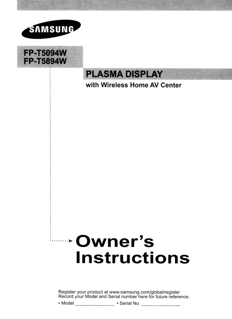 Samsung FP-T5894W User manual