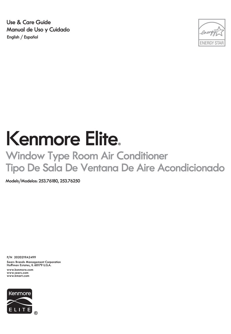 Kenmore 253.76180 User manual
