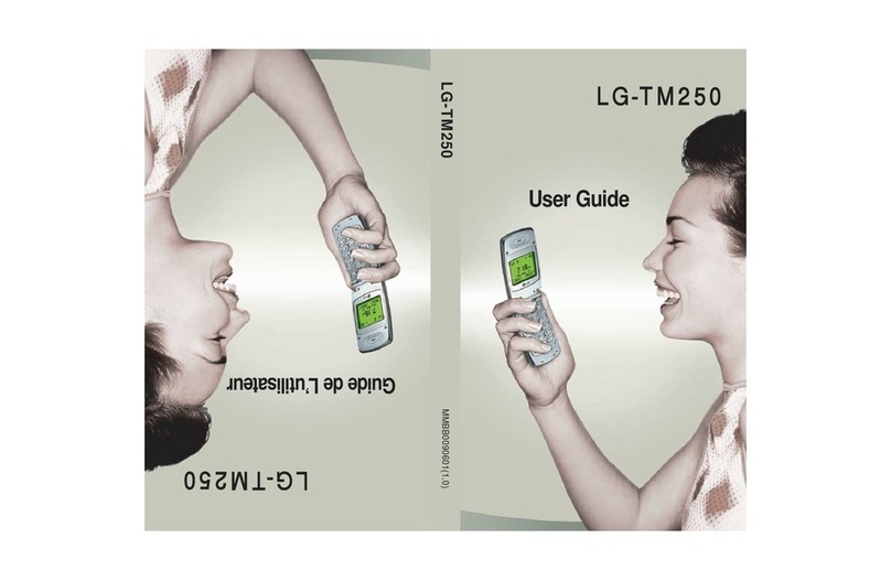 LG TM250 User manual