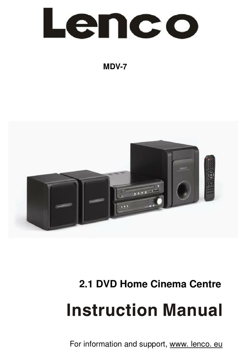 LENCO MDV-7 User manual