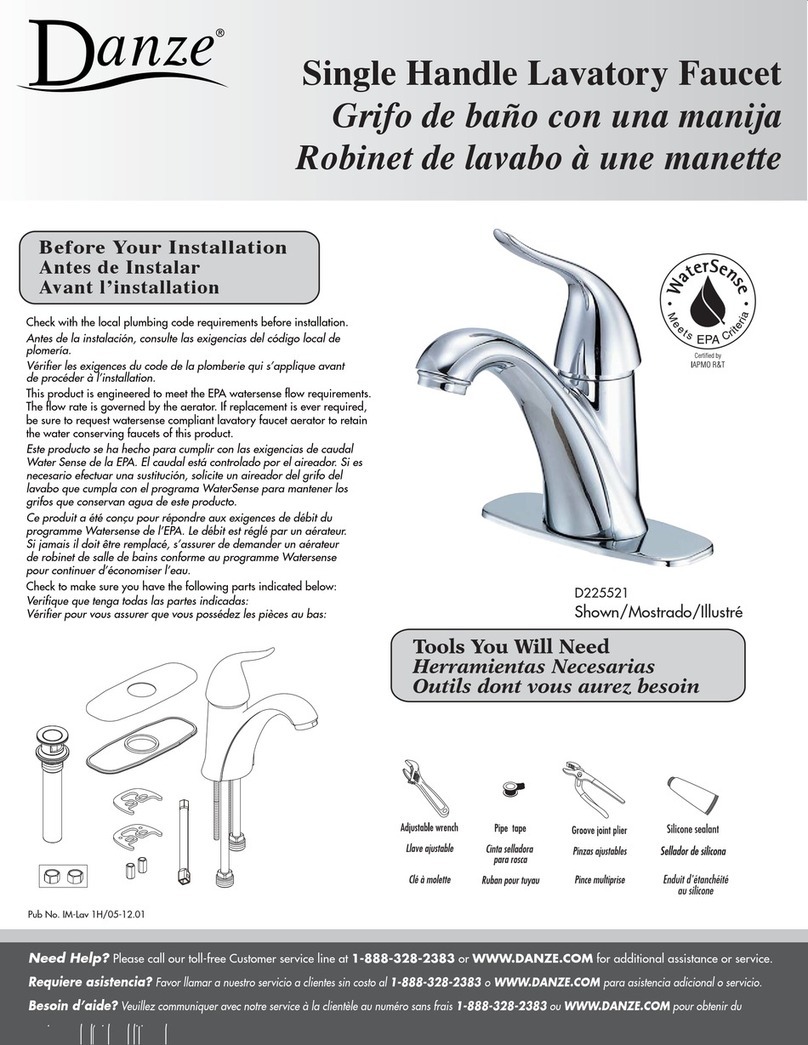 Danze D225521 Guide