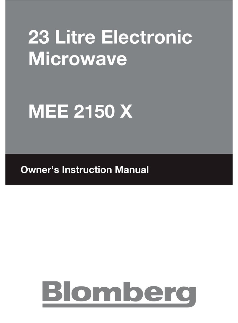 Blomberg MEE 2150 X Setup guide Blomberg MEE 2150 X Setup guide