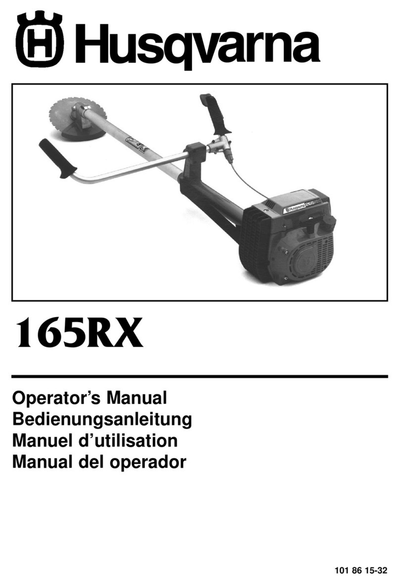 Husqvarna 165RX Operator's manual