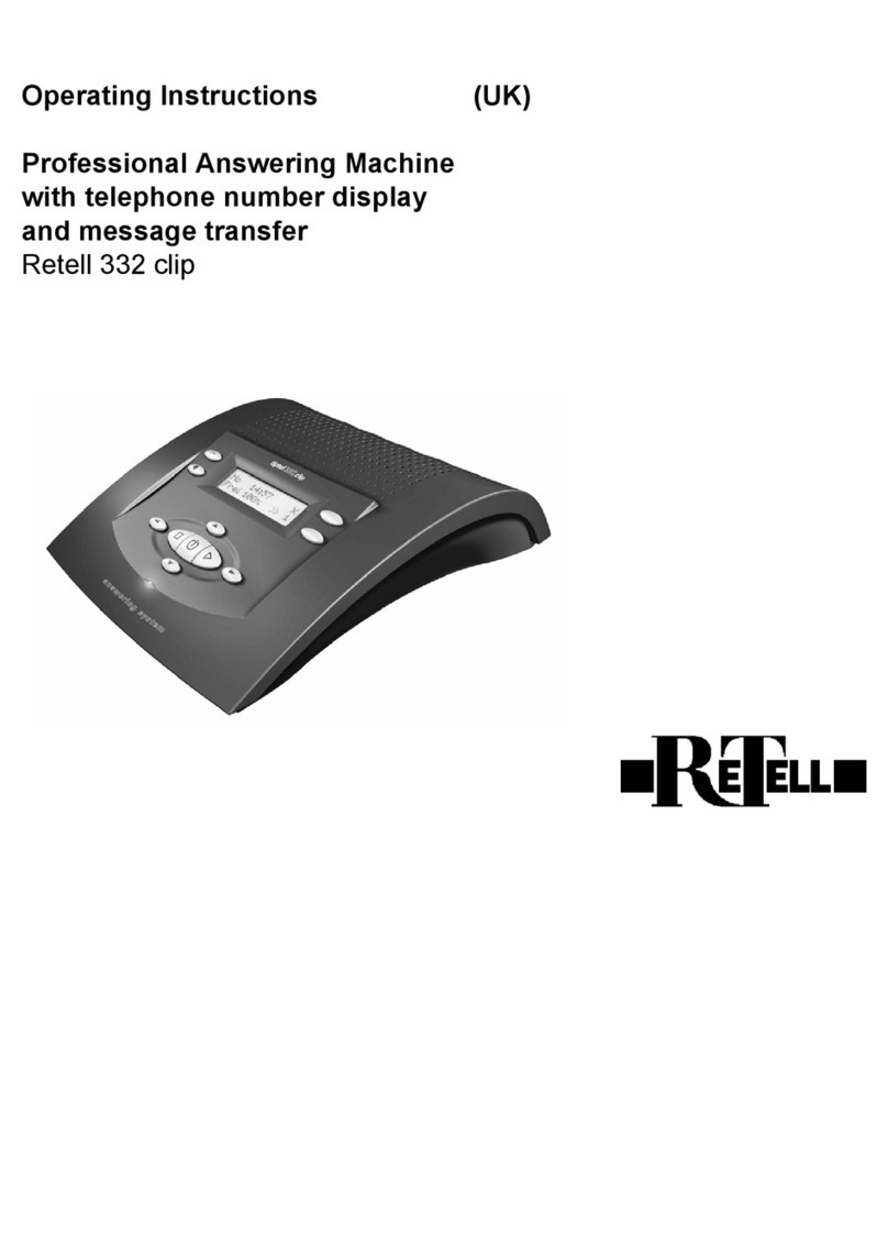 Retell 332 clip operating instructions