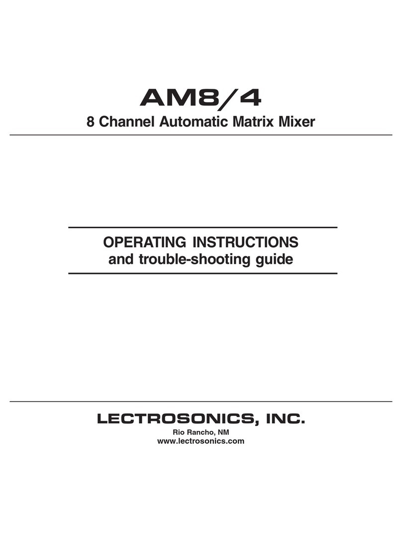 Lectrosonics AM8 Operating instructions and owner's manual