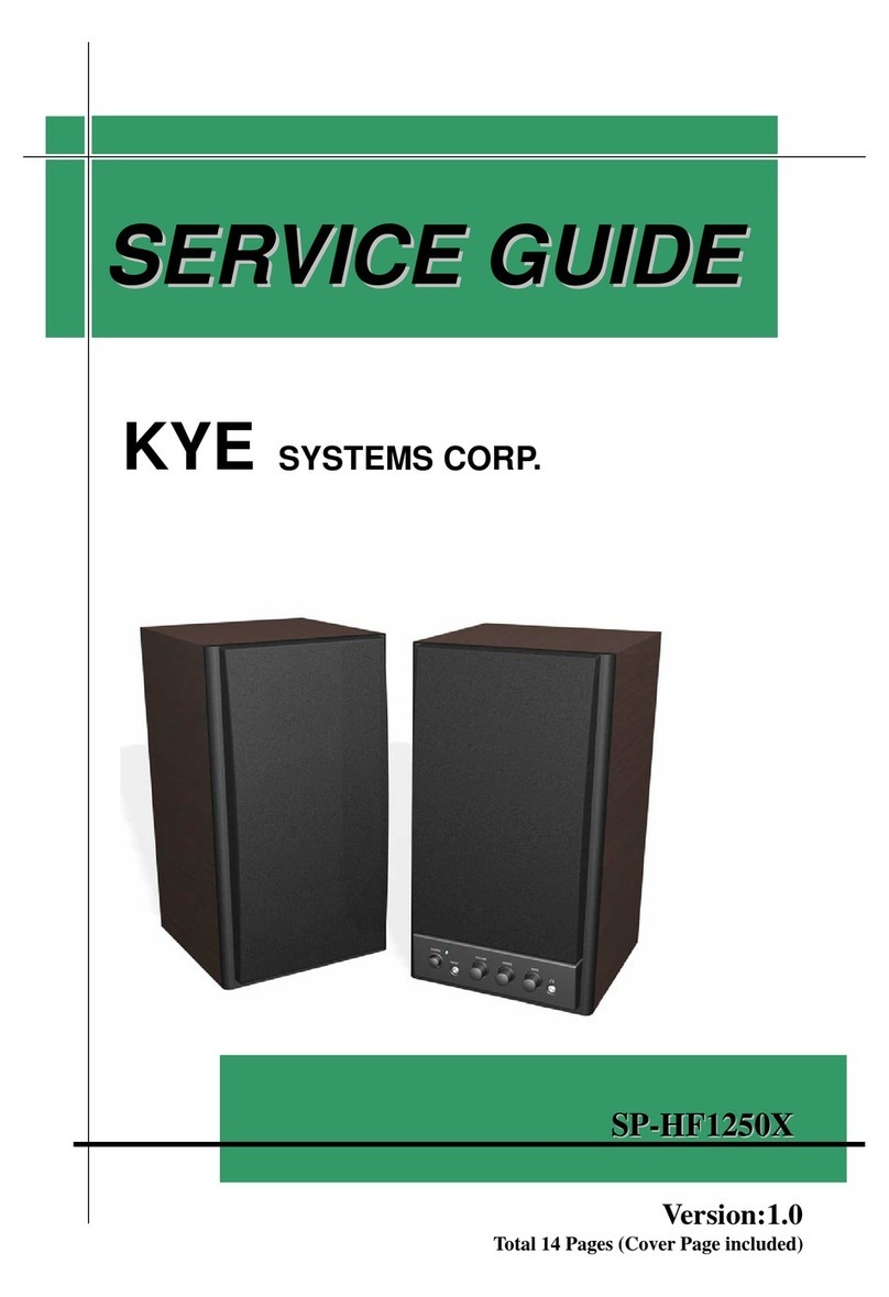 Genius KYE Systems SP-HF1250X User manual
