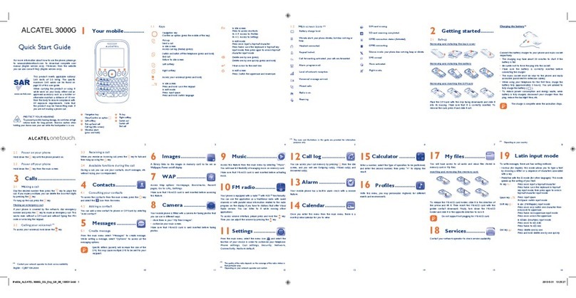 Alcatel 3000G User manual