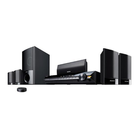 Sony DAV-HDX285 - Bravia Theater Home System User manual