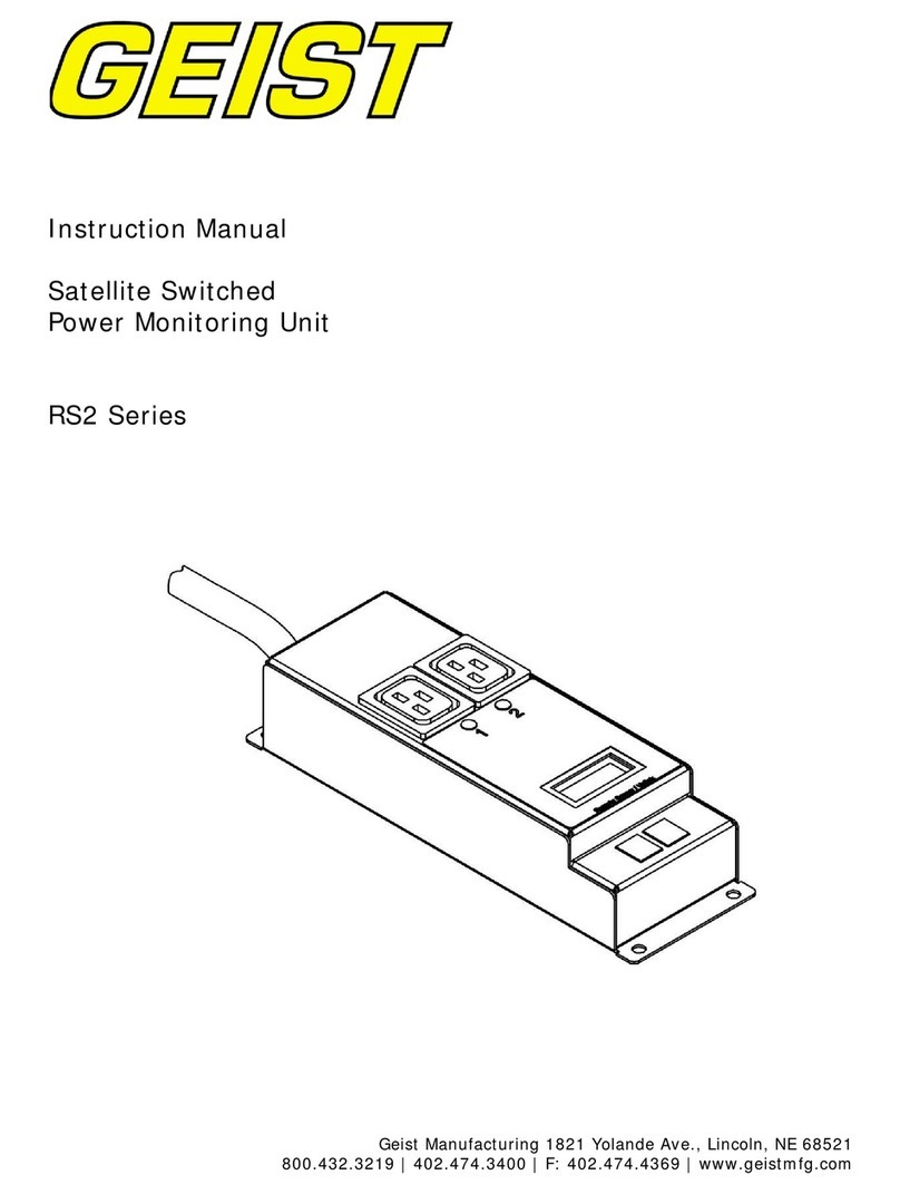 Geist RS2 Series instruction manual Geist RS2 Series instruction manual